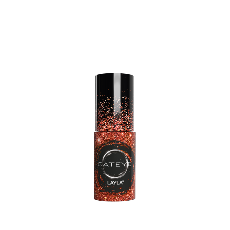 Layla Gel Semipermanente Magnetico Cat Eye N.8 Rosso Fuoco 5ML