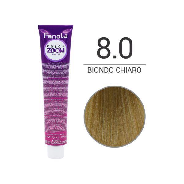 Fanola Color Zoom Tinta 10 Minuti 100 ML 8.0