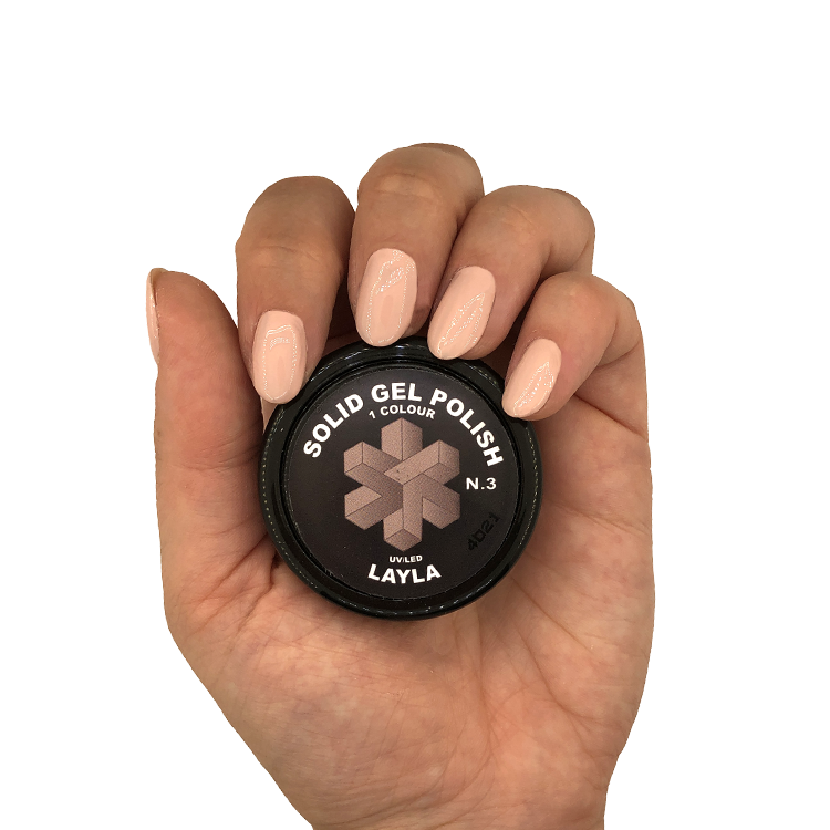 layla-smalto-solid-gel-polish-uv-led-15gr-n.3-original-nude Layla Smalto Solid Gel Polish Uv Led 15GR N.3 Original Nude