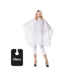 Mantella taglio con bottoncino nylon nero