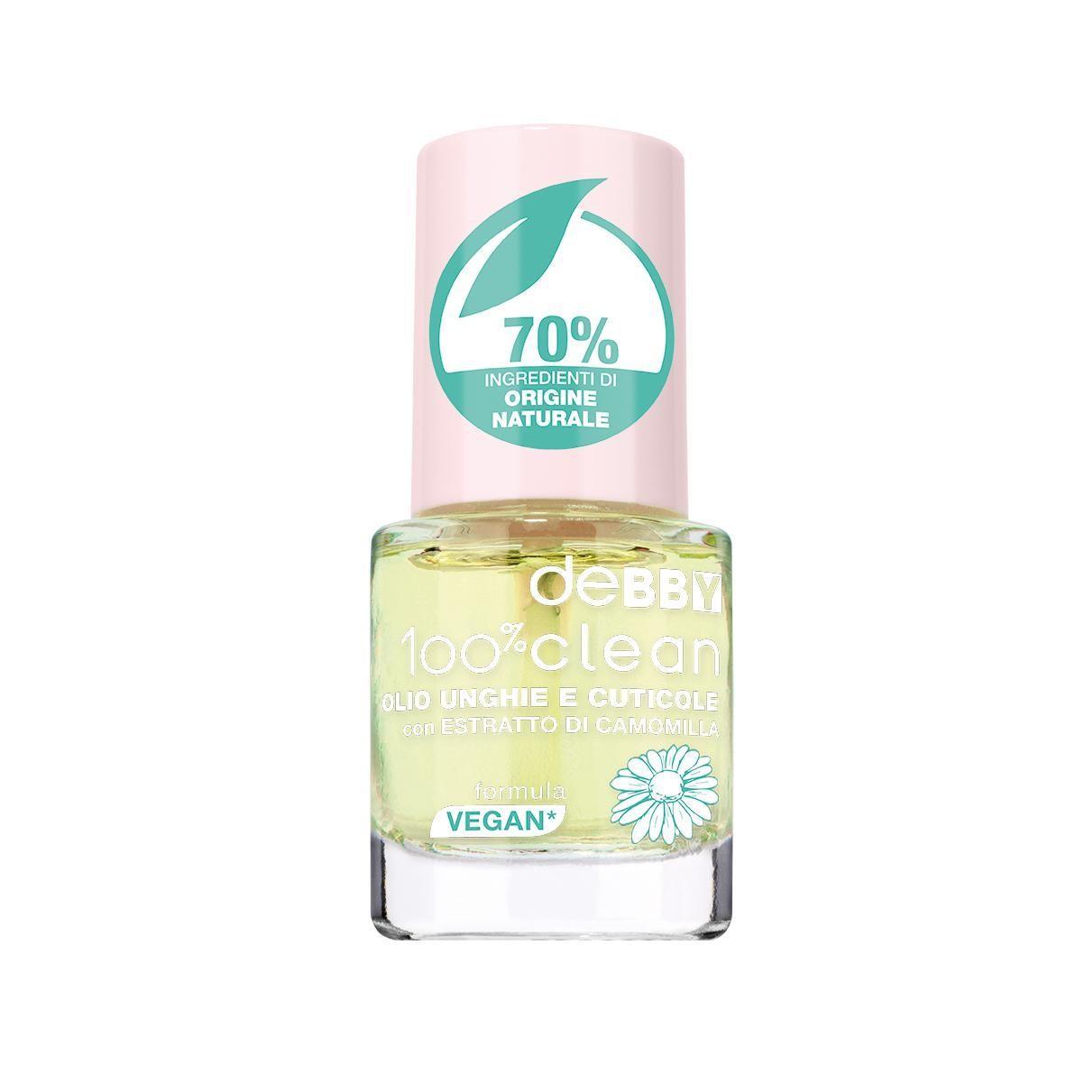 Debby 100% Clean Olio Unghie E Cuticole Con Estratto Di Camomilla 8ML