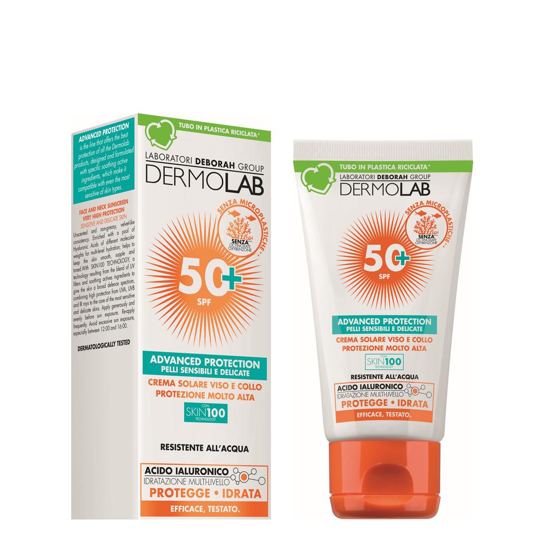 Dermolab Crema Solare Protezione Molto Alta Viso SPF 50 + Advanced Protection 50 Ml