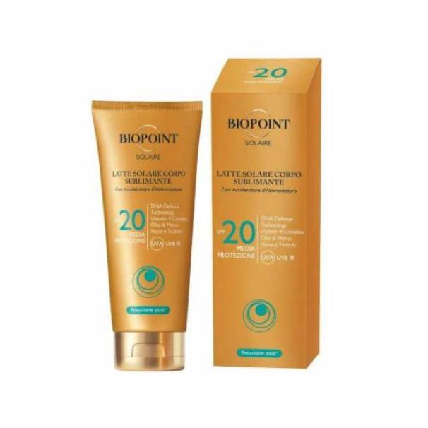 Biopoint Latte Solare Corpo Sublimante 200ML SPF 20