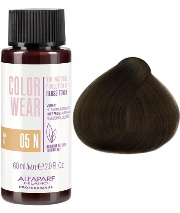 Alfaparf Toner Color Wear Liquid Gloss 60ML 05 Castano Chiaro Naturale