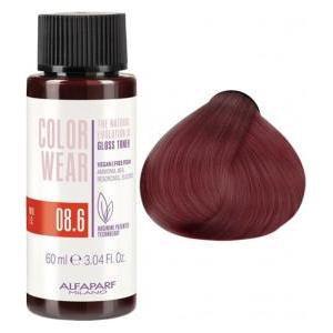 Toner color wear liquid gloss 60ml 08.6 biondo chiaro leggero rosso