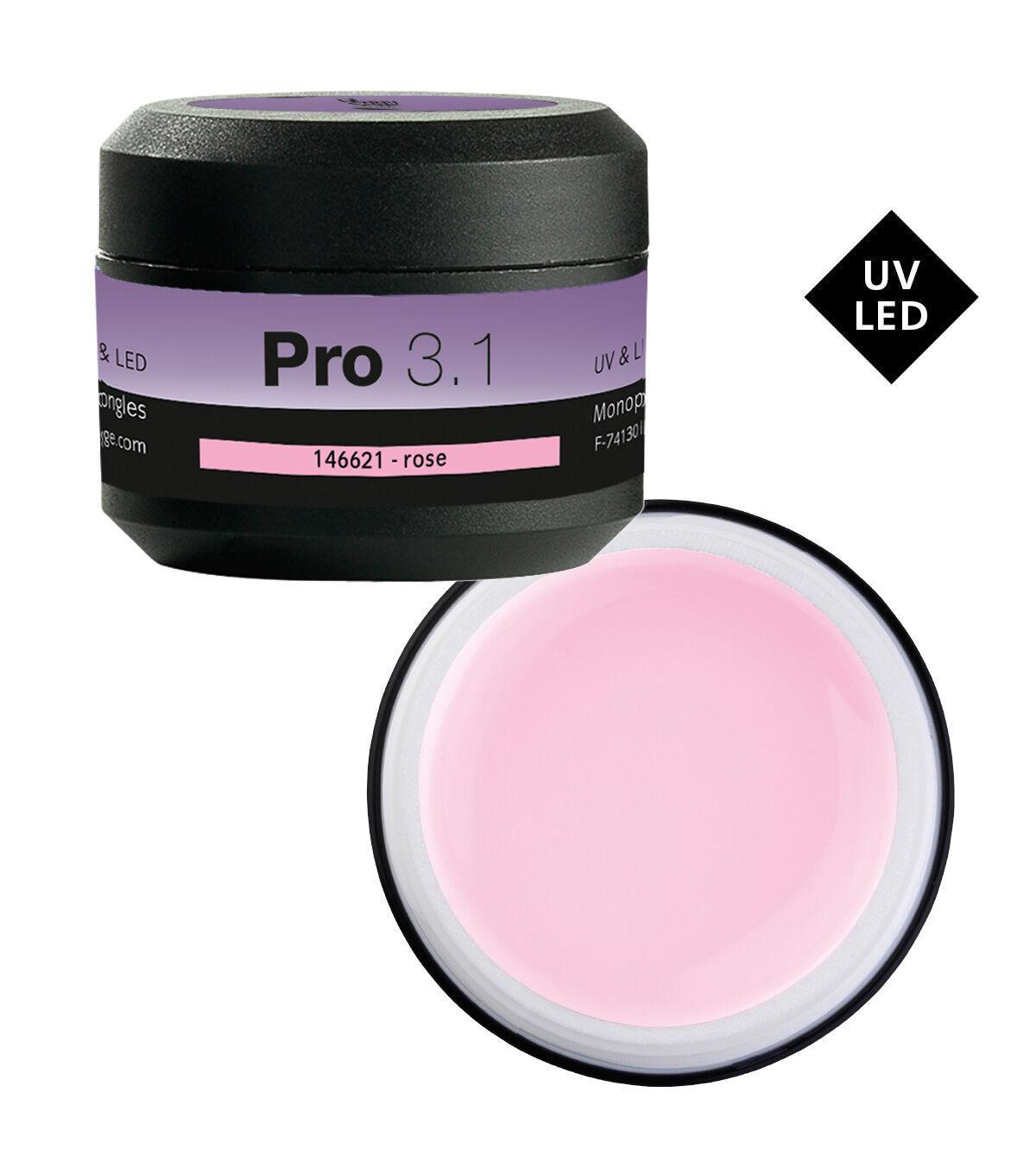 peggy sage peggy sage 146621 pro 3.1 gel monofase uv 15gr rosa - foto 1