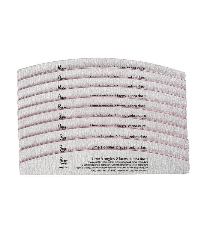 peggy sage peggy sage 122765 lotto di 10 limette mezzaluna 2 facce  zebra dura 100/100 - foto 2