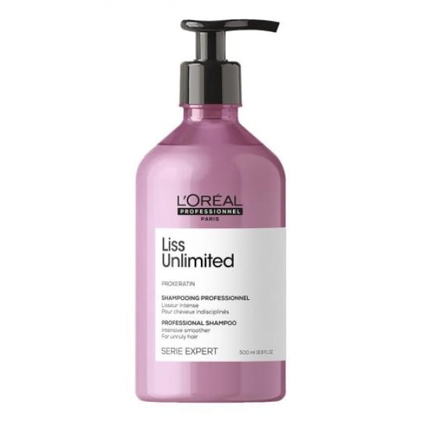 Lu00b4Oru00e8al Shampoo Capelli Lisci Liss Unlimited Serie Expert 500ML