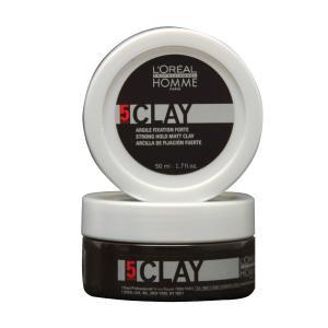L´orèal pasta all'argilla fissaggio forte 5 clay homme 50ml