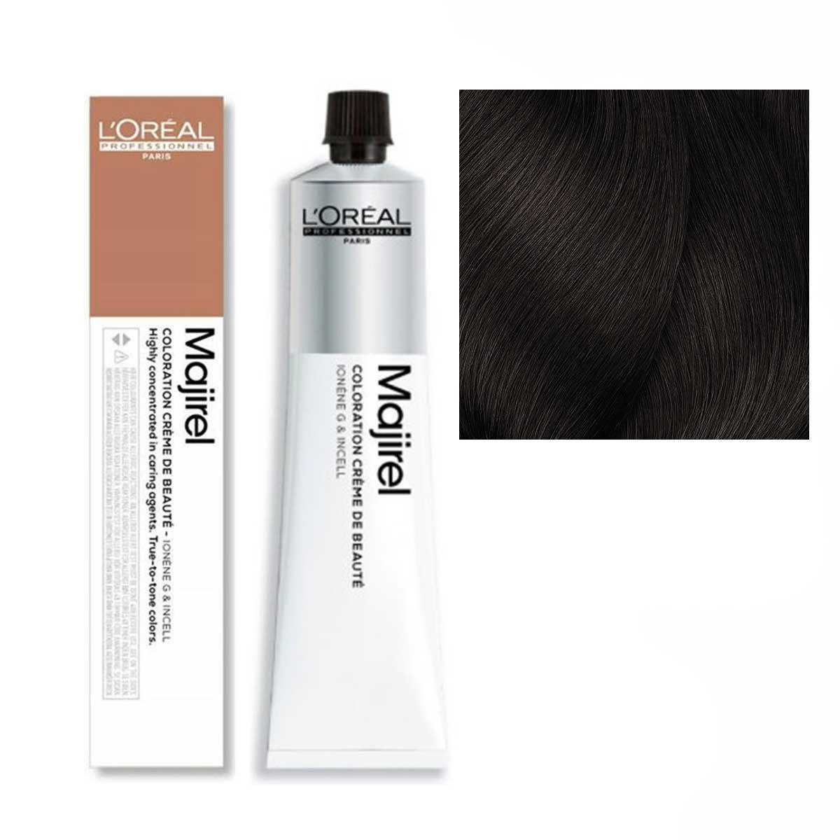 Lu00b4Oru00e8al Tinta Majirel 50ML 4.8 Castano Mocha 