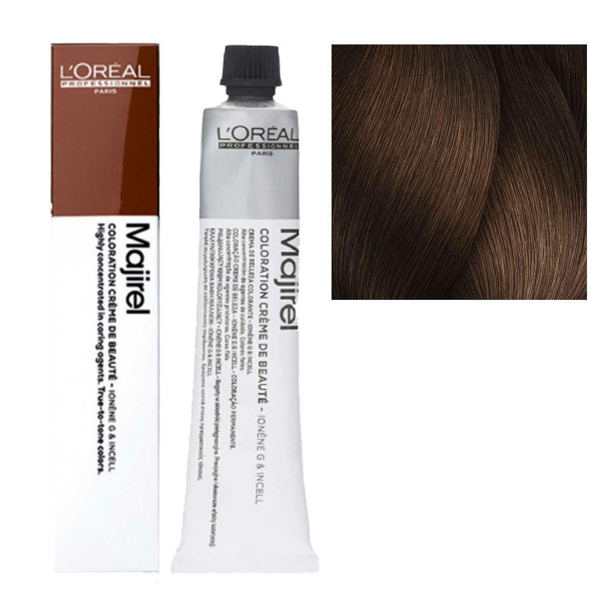 Lu00b4Oru00e8al Tinta Majirel 50ML 6.35 Biondo Scuro Dorato Mogano 
