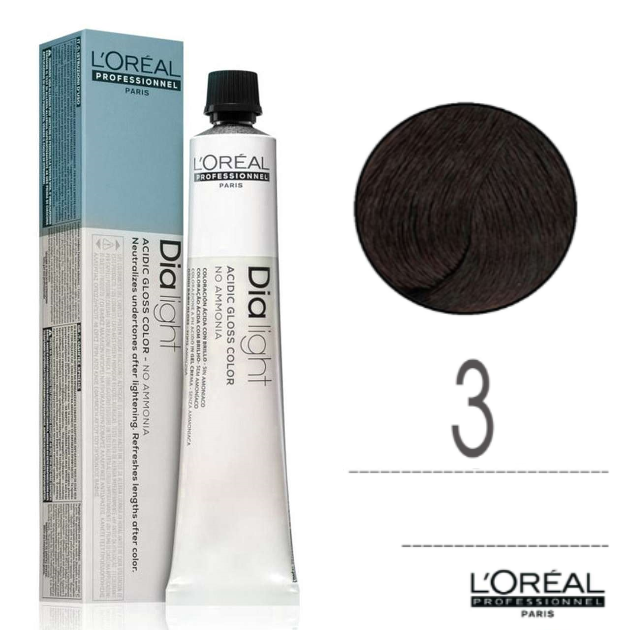 L'Oru00e9al Tinta Dia Light Tono Su Tono 50ML 3 Castano Scuro
