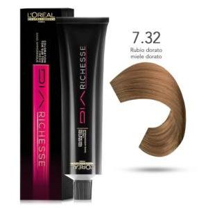 L'oréal tinta dia richesse tono su tono 50ml 7.32 rubio dorato miele dorato