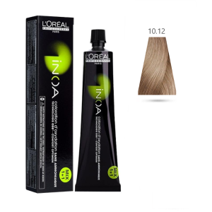 L'oréal tinta inoa senza ammoniaca 60ml 10.12 biondo cenere chiarissimo iridescente