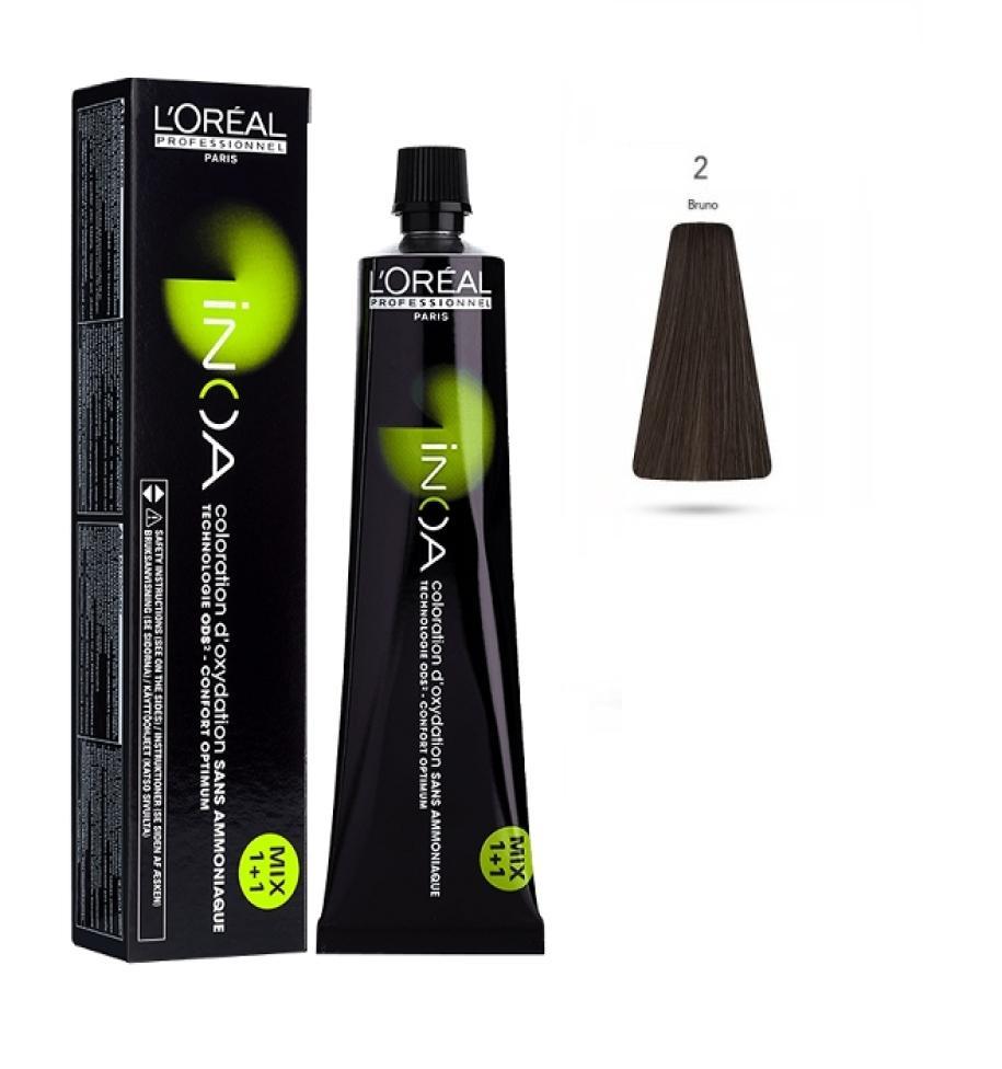 l'oru00e9al-tinta-inoa-senza-ammoniaca-60ml-2-bruno L'Oru00e9al Tinta Inoa Senza Ammoniaca 60ML 2 Bruno
