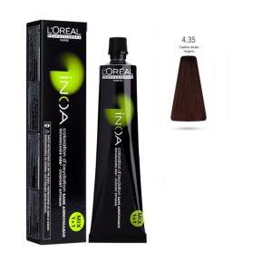 L'oréal tinta inoa senza ammoniaca 60ml 4.35 castano dorato mogano
