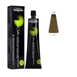 L'oréal tinta inoa senza ammoniaca 60ml 7.31 biondo dorato cenere