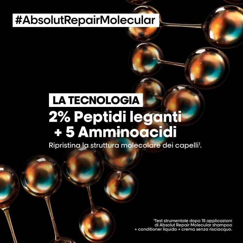 L'Oru00e9al Shampoo Ristrutturante Absolut Repair Molecular Serie Expert 500ML