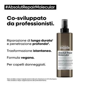 L'oréal pre trattamento spray absolut repair molecular serie expert 190ml