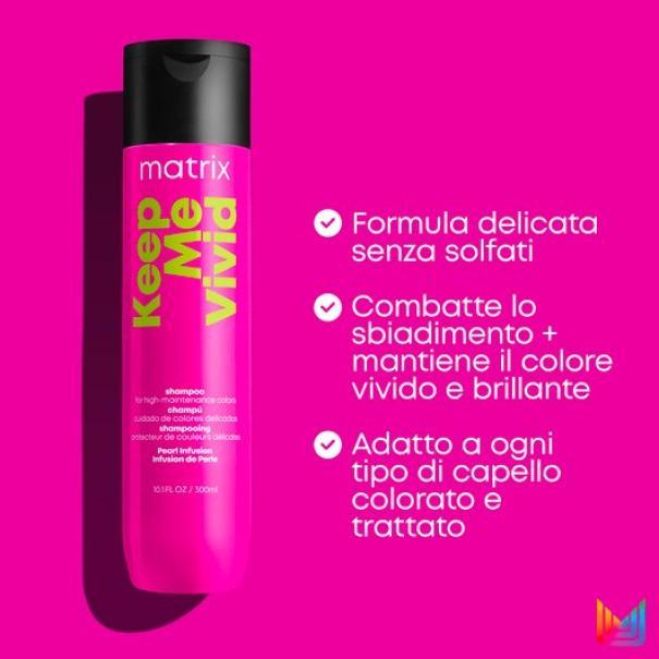 Matrix Shampoo Capelli Colorati Keep Me Vivid Total Results 300ML