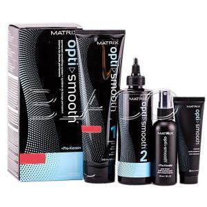 Crema stirante kit optismooth 2 capelli sfruttati o con meches