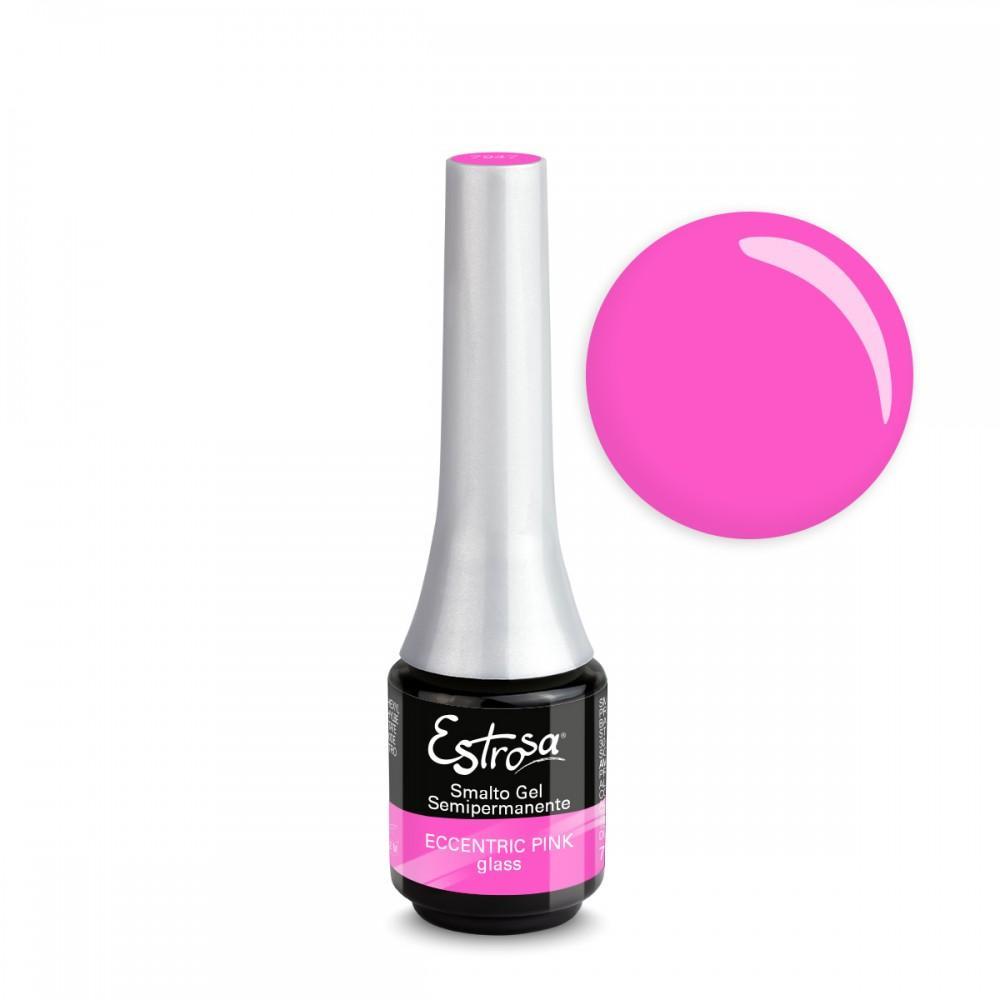 Estrosa Smalto Gel Semipermanente Mini 7ML Eccentric Pink Glass
