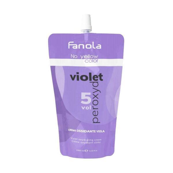 Fanola No Yellow Ossigeno Violet Peroxyd 1000ML 5 Vol