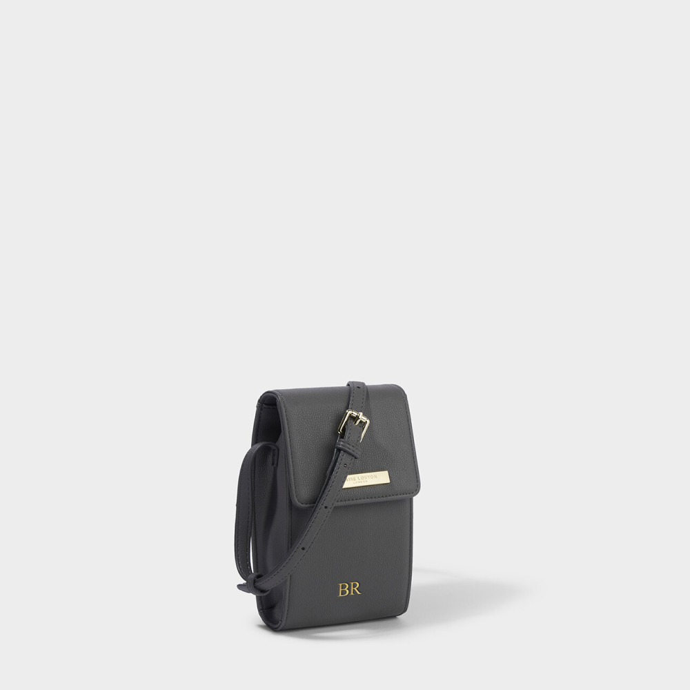 Katie Loxton Tracolla Taylor Crossbody Bag Charcoal