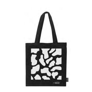 Shausa  borsa tela riciclata nero