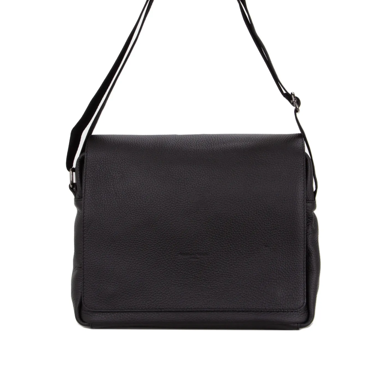 pelletteria veneta pelletteria veneta messenger da uomo in pelle dollaro cosmo d23013 nero - foto 1