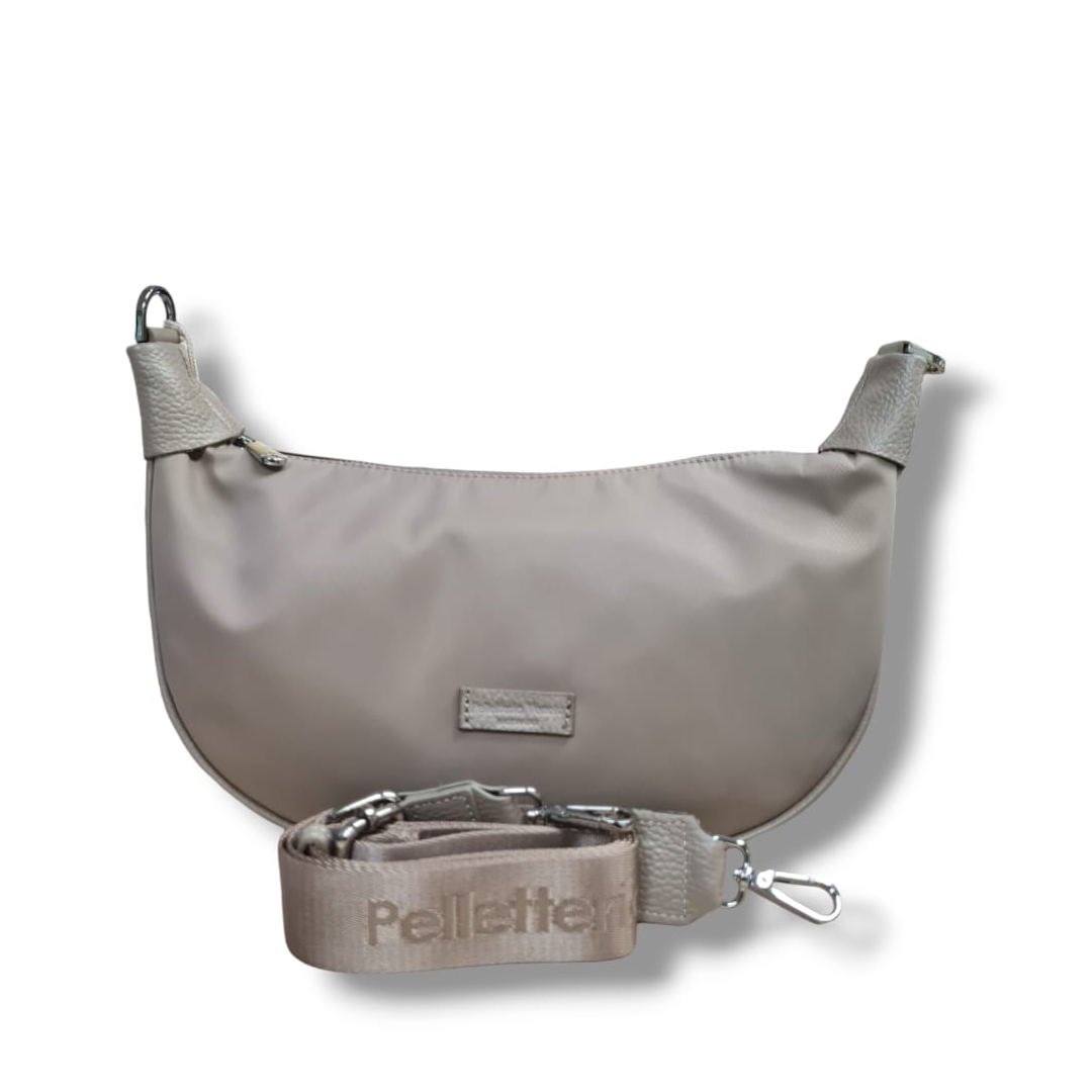 pelletteria veneta pelletteria veneta borsa a spalla media nylon sandra ny24135 sabbia - foto 1