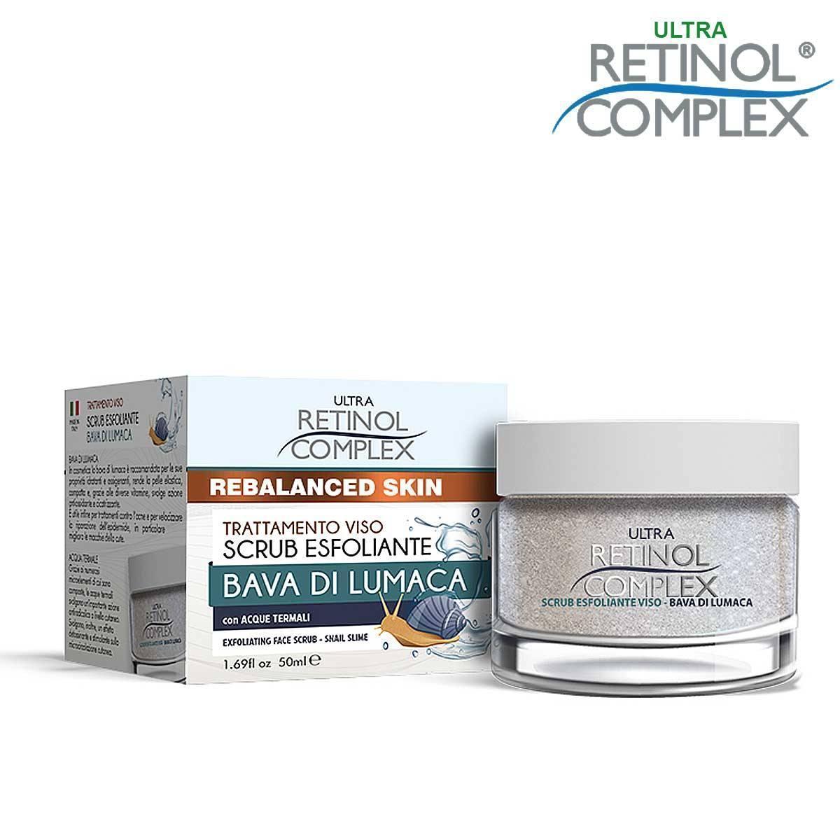 ultra retinol retinol complex trattamento scrub esfoliante viso bava di lumaca 50ml 277 - foto 1