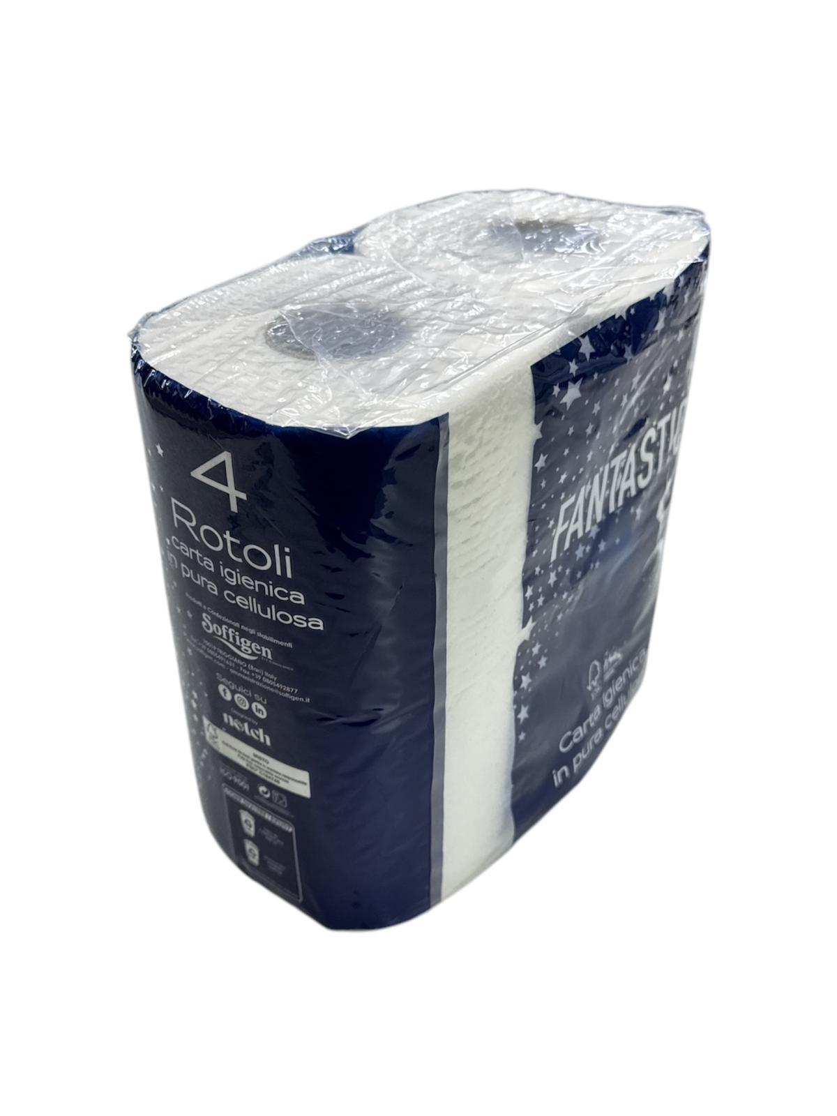 Fantastic Carta Igenica 36 Rotoli 3 Veli 9 Pacchi Da 4 PZ 