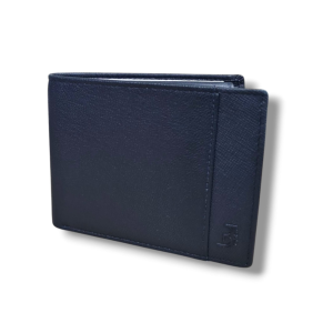 Portafoglio pelle uomo blue