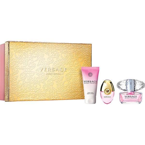 Versace Bright Crystal Set 50ml EDT + 10ml EDT + 50ml Body Lotion