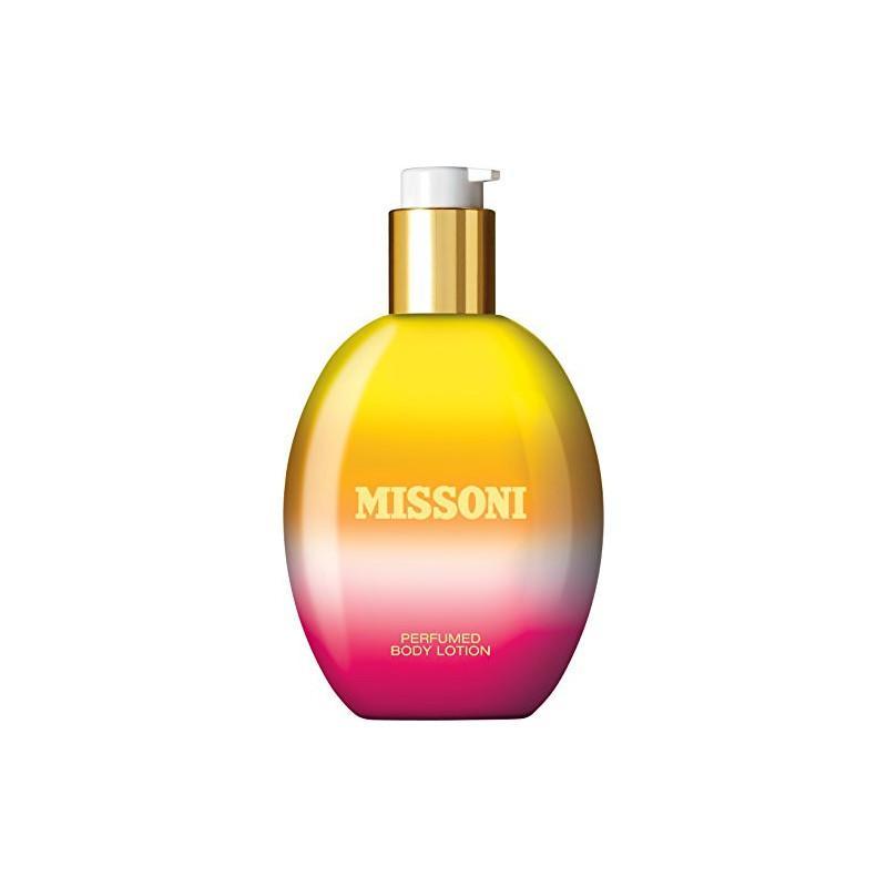 missoni latte c.missoni donna 250 ml - foto 1 Bottiglia Missoni Latte eau de toilette 250 ml con gradiente giallo-rosa e tappo dorato