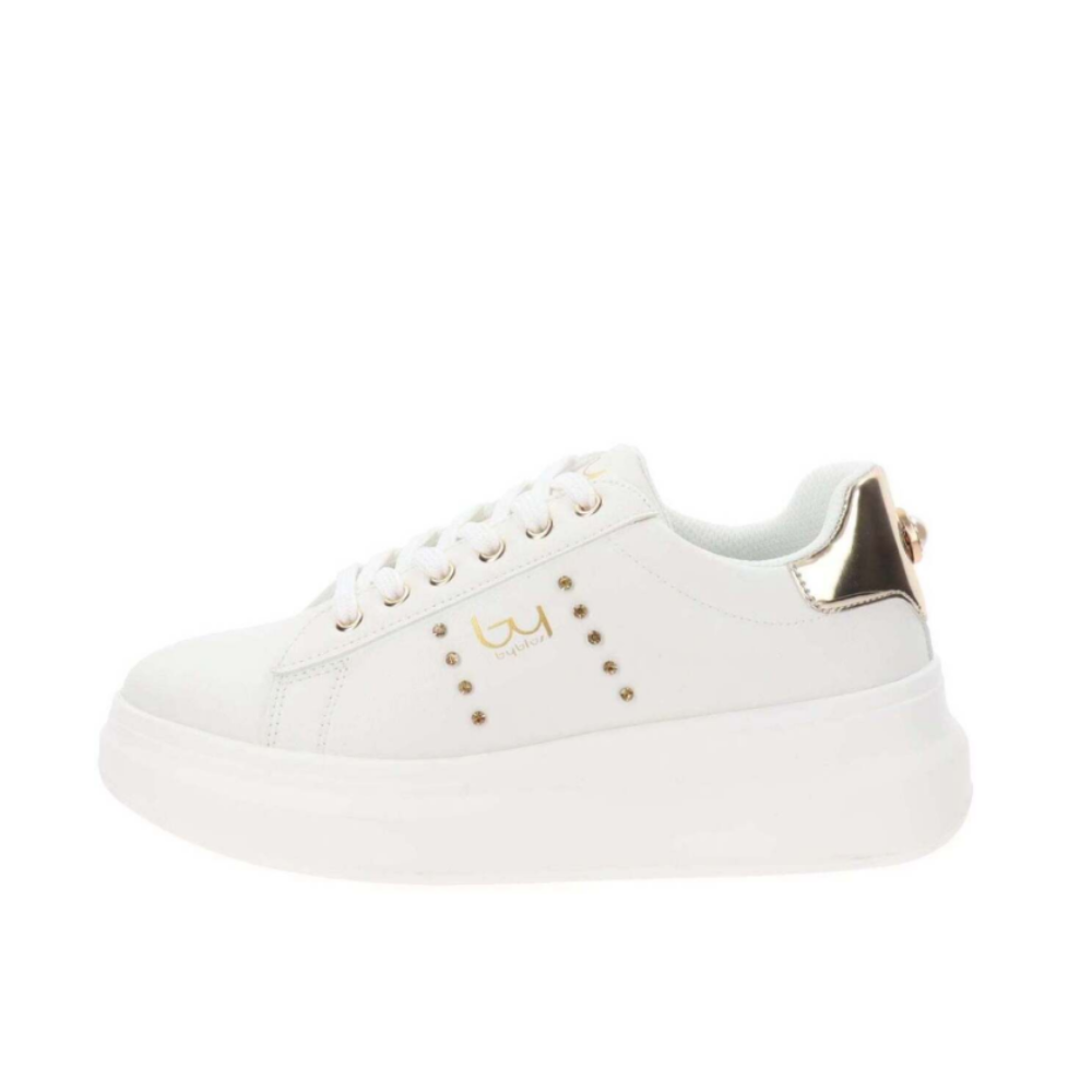 byblos byblos scarpe donna yn polis bianco/argento nâ°40 bybsc9bm01met - foto 1