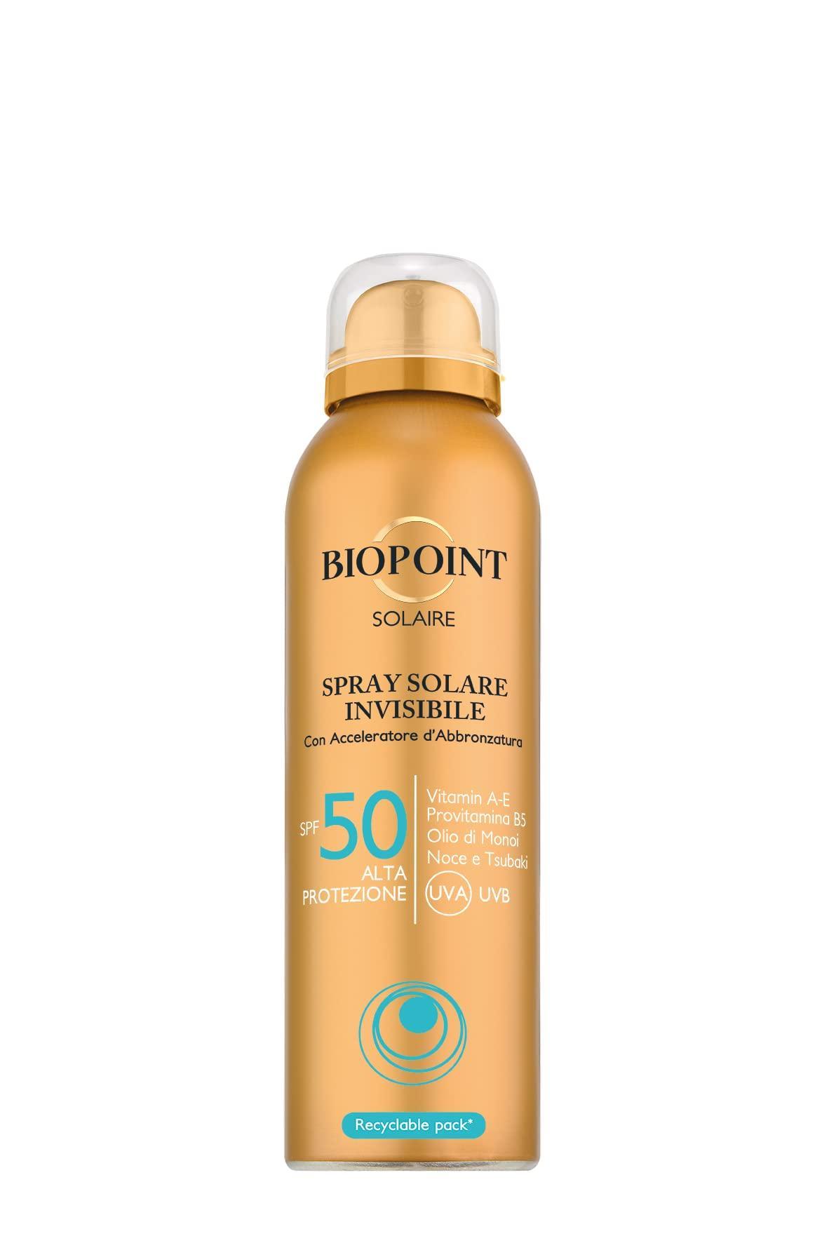 Biopoint Spray Solare Invisibile Protezione Alta SPF50 150ml