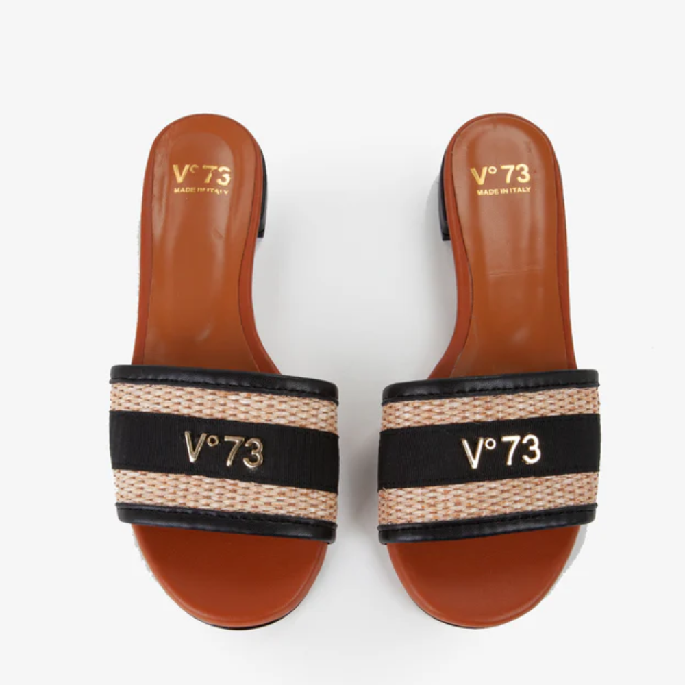 vâ°73 vâ°73 scarpa janette nero/natur nâ°36 73sc8vd02pag - foto 1