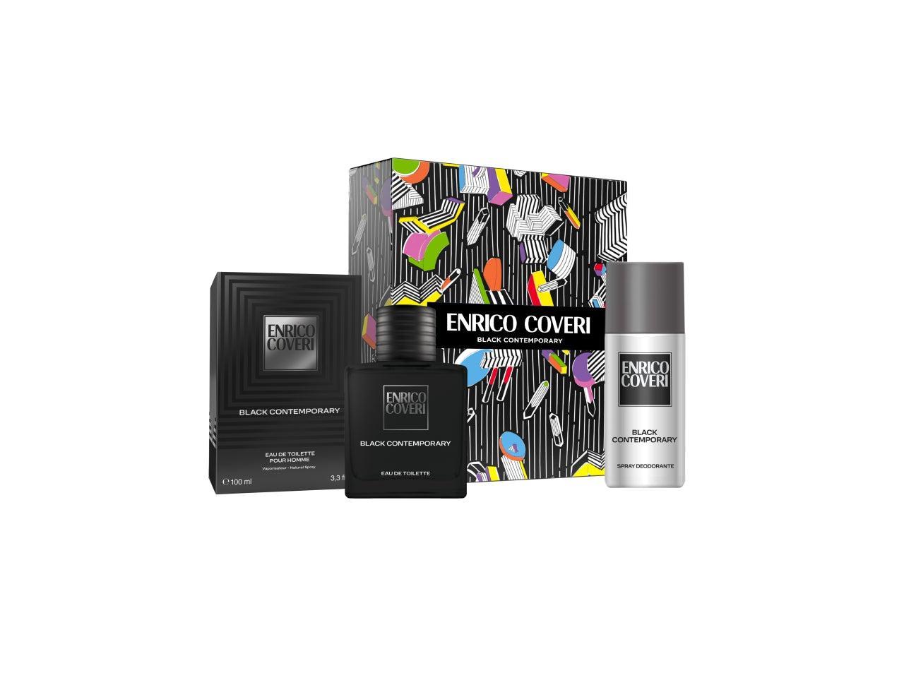 enrico coveri conf.coveri black cont.100ml+deod. - foto 1