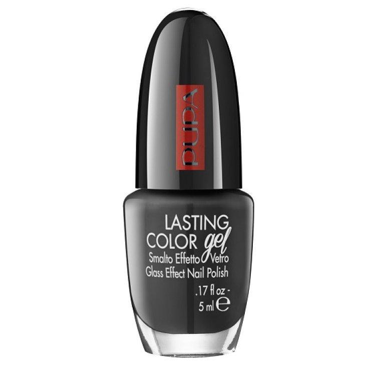 pupa pupa smalto effetto gel n.035 - foto 1 Bottiglia di smalto Pupa Lasting Color Gel N.035 nero brillante con applicatore e confezione