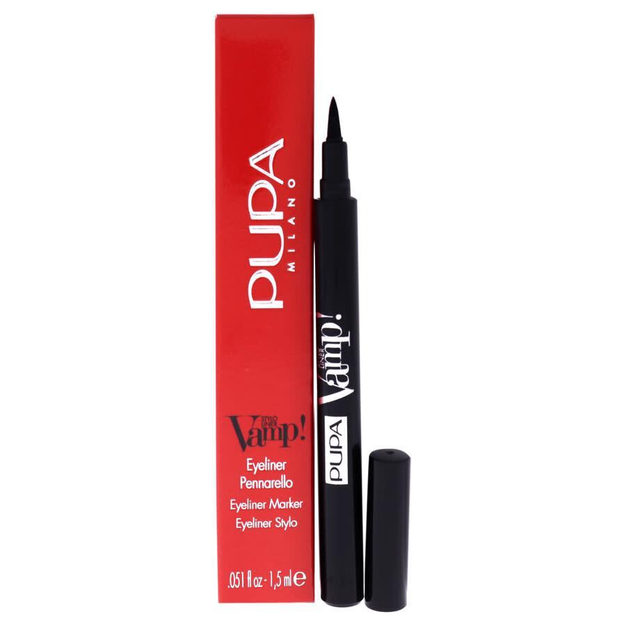pupa pupa vamp! stylo liner nero - foto 1 Pupa Vamp! Stylo Liner Nero - eyeliner in penna nera con confezione rossa