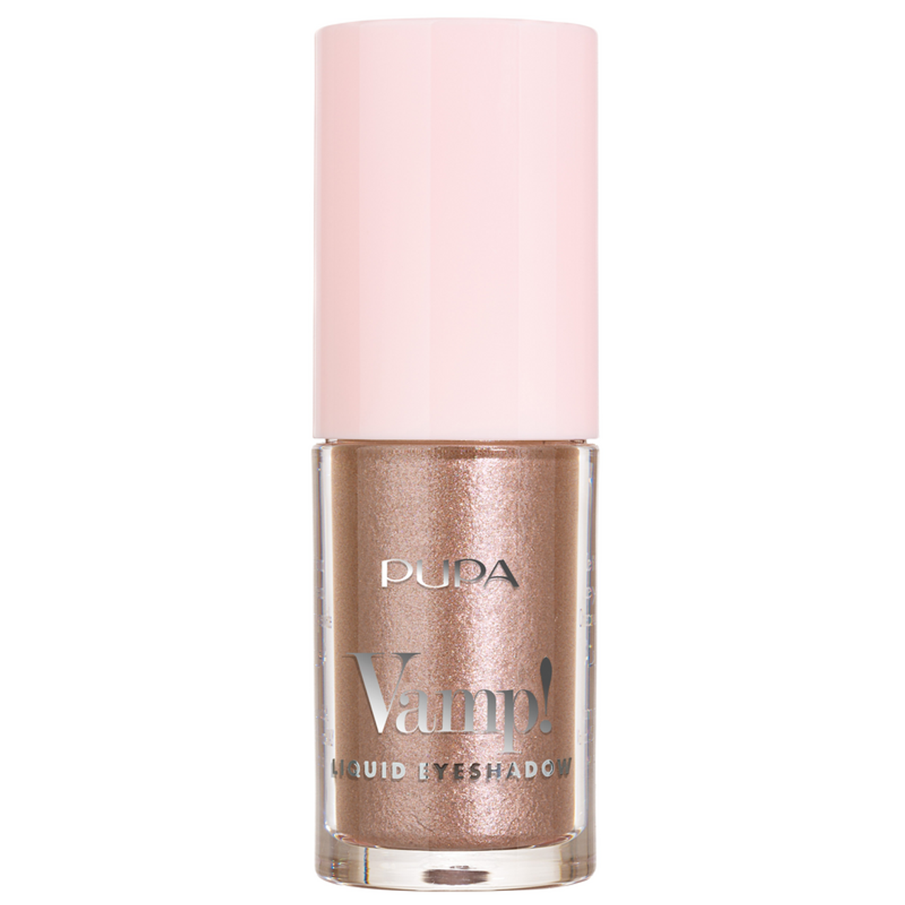 pupa pupa vamp!ombretto liquid a010 - foto 1 PUPA Vamp! ombretto liquido con tappo rosa e corpo trasparente color bronzo