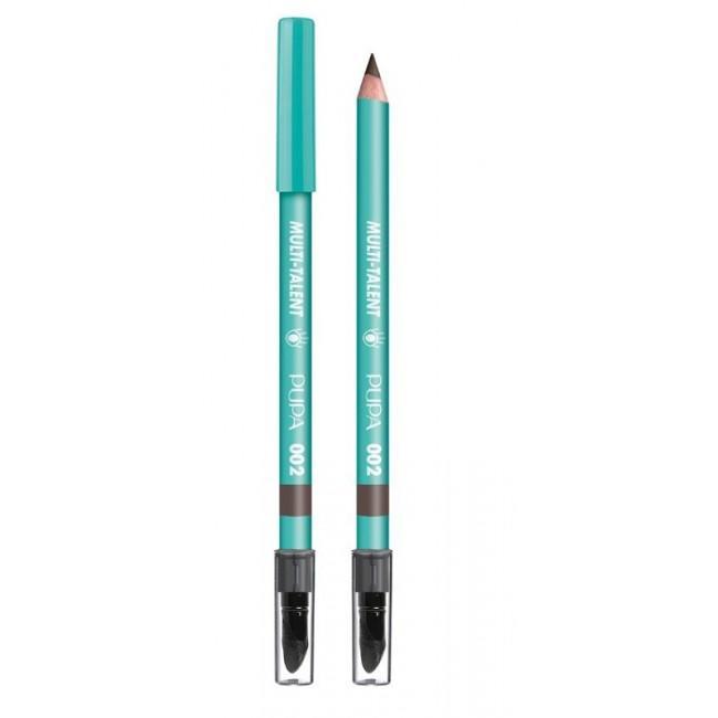 pupa pupa multi-talent mat.+ombr.02 - foto 1 Matita eyeliner turchese e matita sfumabile grigia nera PUPA