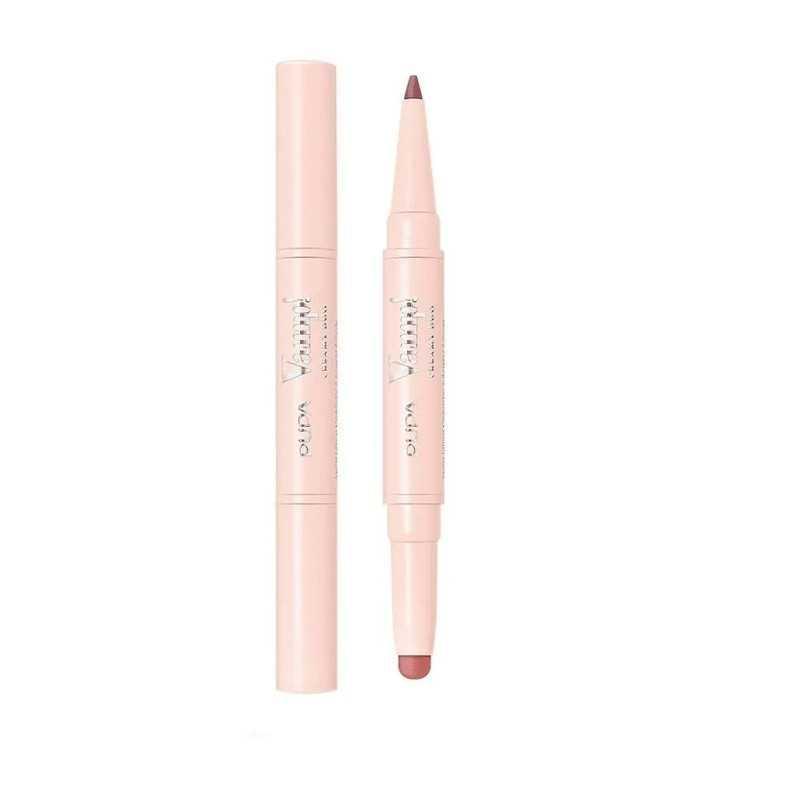 Pupa Vamp Creamy Duo 006, due rossetti in tonalità beige e marrone