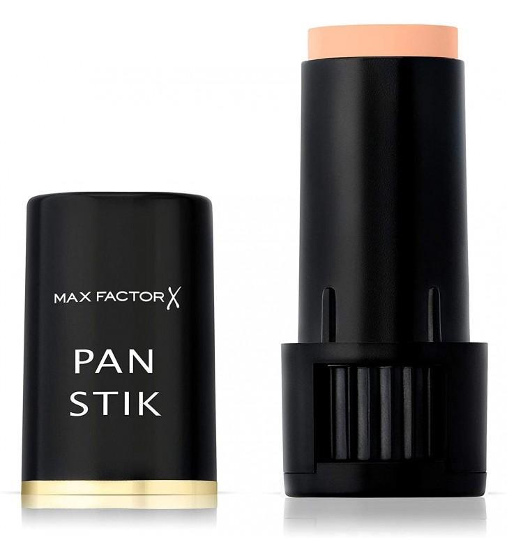 Fondotinta in stick Max Factor Pan Stick richiuso e con prodotto estruso
