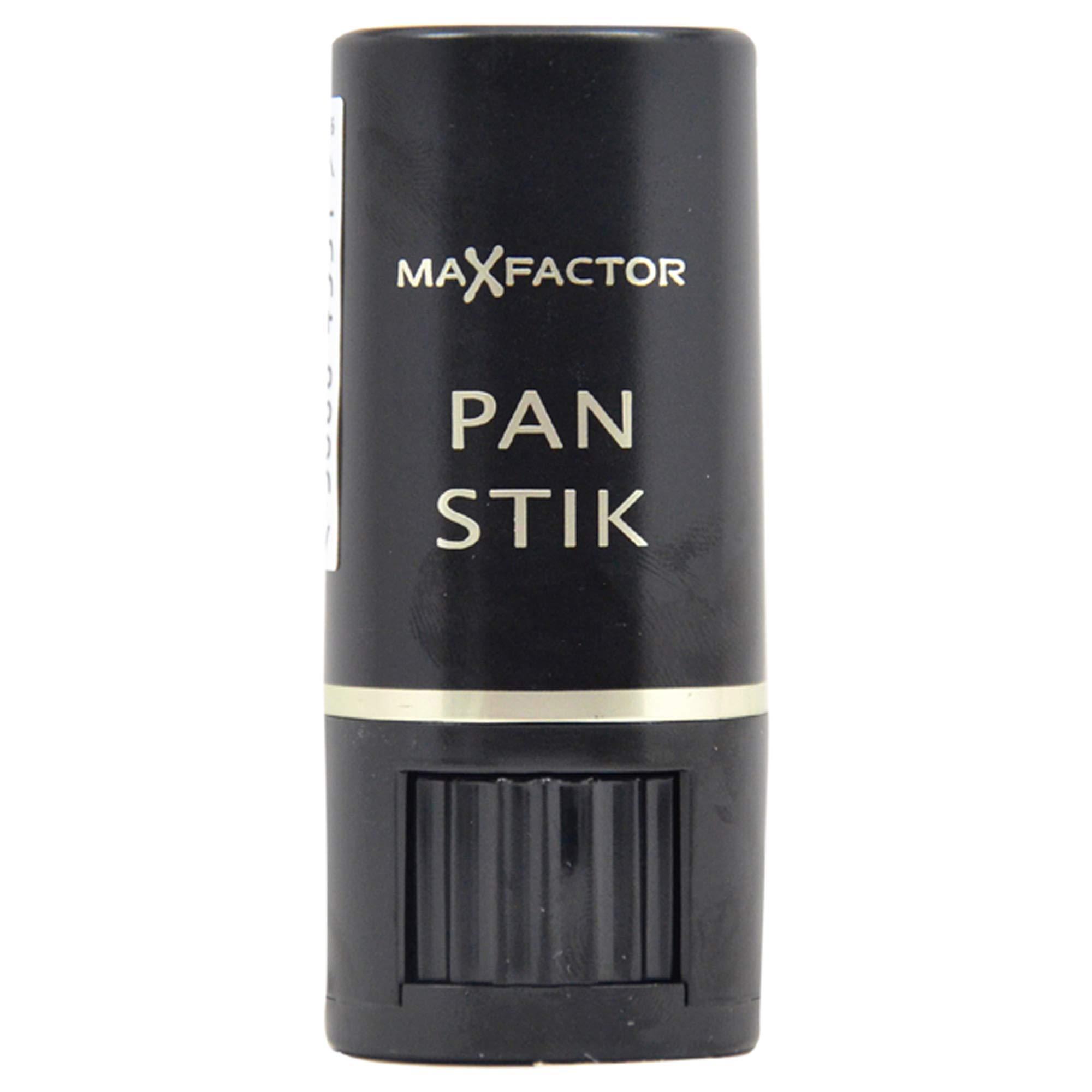 max factor m.factor f.tinta pan stick n.96 - foto 1 Max Factor Pan Stick fondotinta n.96, stick nero con fascia bianca e tappo trasparente