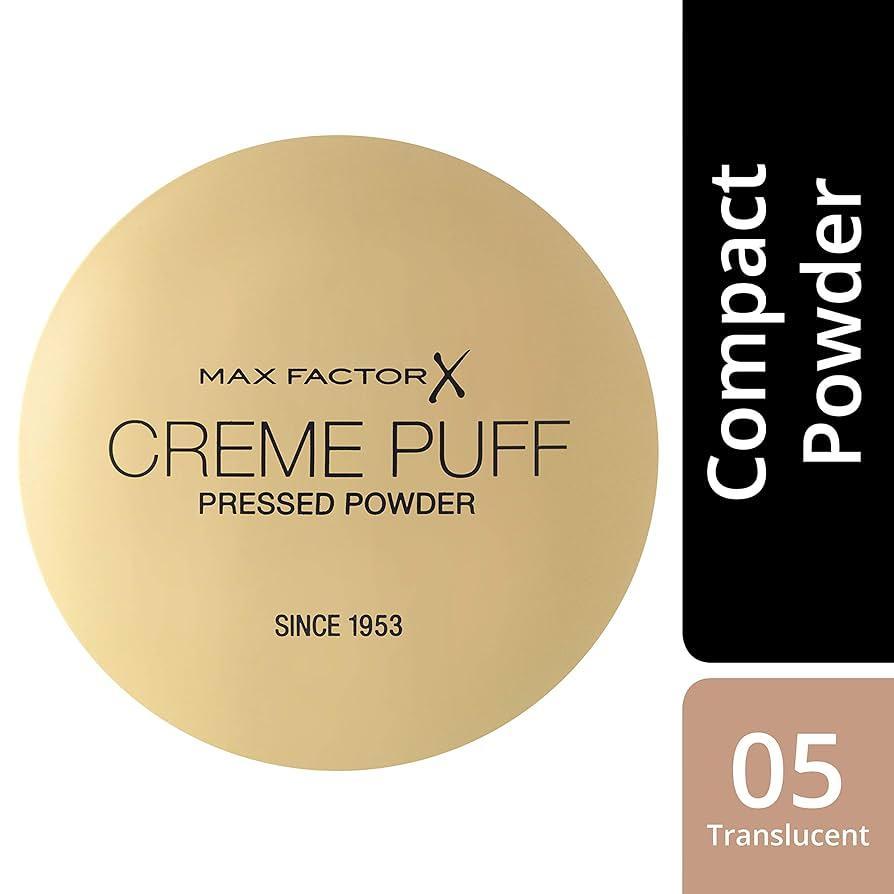 max factor m.factor cipria creme puff n.05 trans - foto 1 Cipria compatta Creme Puff Max Factor 05 Translucent, confezione rotonda beige