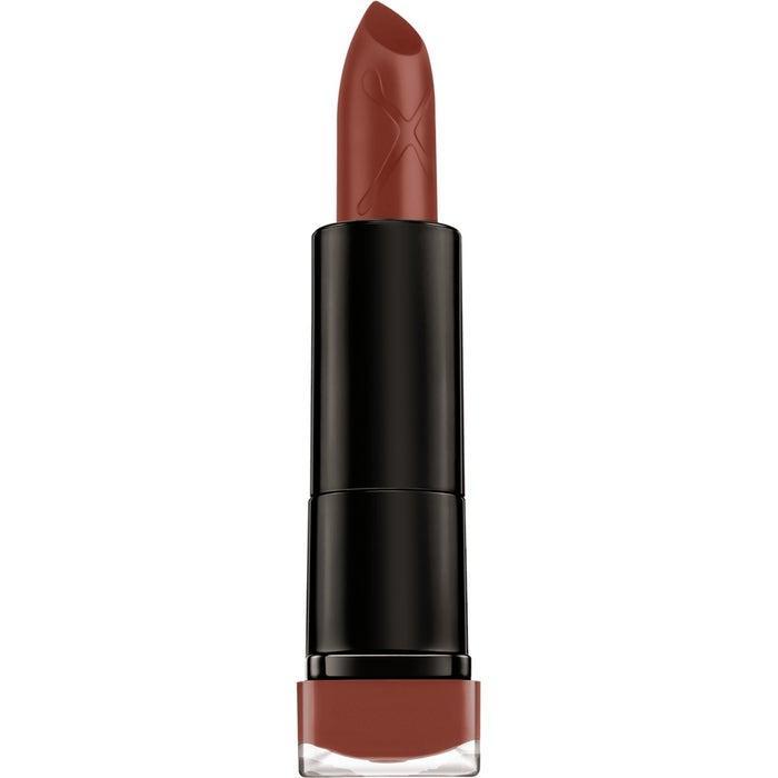 Rossetto Mat Max Factor Restage 55, colore rossastra-marrone, tubo nero base trasparente