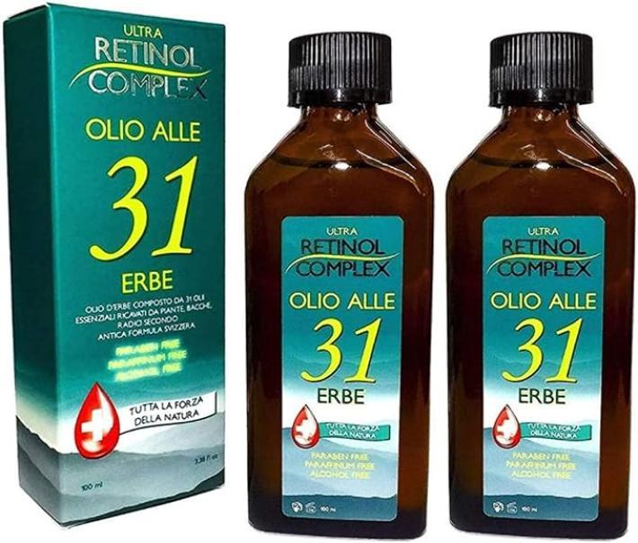 ultra retinol retinol complex olio alle 31 erbe 100ml 320 2 pezzi - foto 1